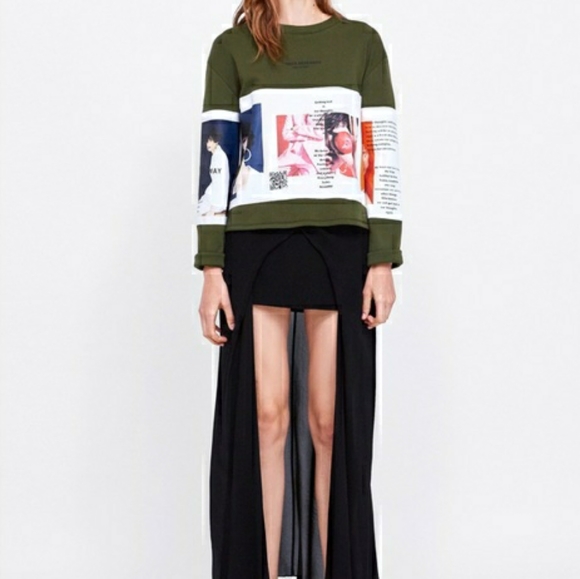Zara Women's Sweatshirt “Under Research” - Picture 2 of 7